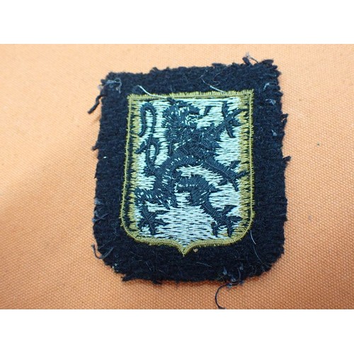 1 - WW2 Waffen-SS Flandern sleeve patch

Woven patch. Tunic removed with some edge fraying. 59 mm tall.