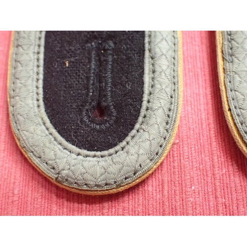 6 - WW2 German, Waffen SS cavalry NCO shoulder straps

WW2 period WSS shoulder straps with yellow piping... 
