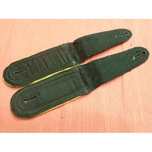 6 - WW2 German, Waffen SS cavalry NCO shoulder straps

WW2 period WSS shoulder straps with yellow piping... 