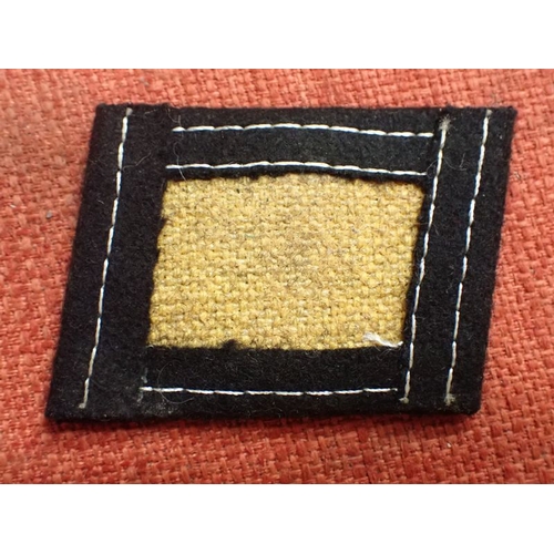 12 - WW2 German SS NEDERLAND COLLAR TAB

RARE TAB. 70 MM ACROSS. SOME MILD DISCOLOURATION TO THE WHITE.