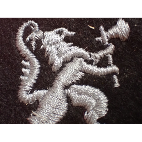 14 - WW2 German WAFFEN-SS UKRAINIAN DIV COLLAR TAB

GOOD CLEAN CONDITION. GREY STITCHED IMAGE. 68 MM ACRO... 