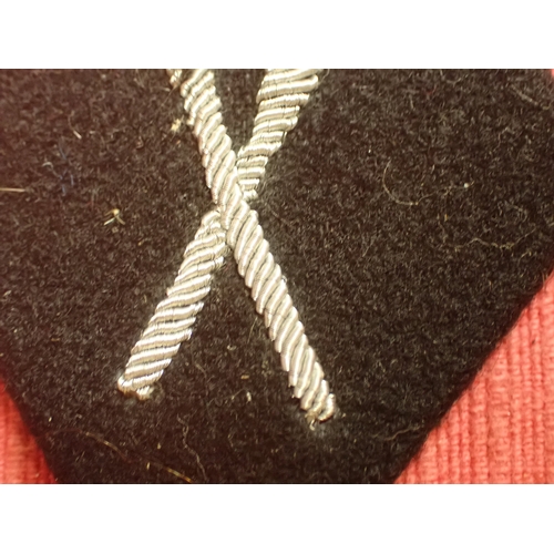15 - WW2 German Waffen-SS Pioneer sleeve trade patch

TRADE PATCH IN BLACK WOOL WITH ALUMINIUM WIRE WORK ... 