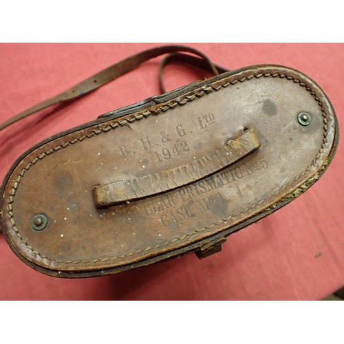 22 - WW2 British binocular case dated 1942

Case for the No.5 bins. 225 mm tall. The closing strap has lo... 
