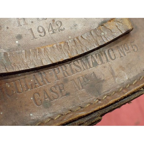 22 - WW2 British binocular case dated 1942

Case for the No.5 bins. 225 mm tall. The closing strap has lo... 
