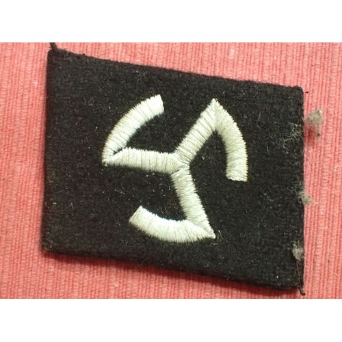 26 - WW2 Waffen-SS Freiwilligen collar tab

Good overall condition. No moth. 69 mm across