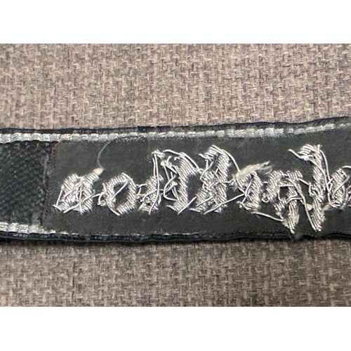29 - Rare Pre WW2 German SS Inspektion Cuff title.

Rare and seldom seen hand embroidered SS Inspektion c... 