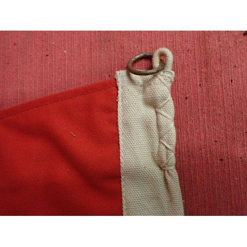 31 - WW2 German NSBO pennant

Pennant, 425 mm long. Two nickel-plated hanging loops. Separate rondel to e... 