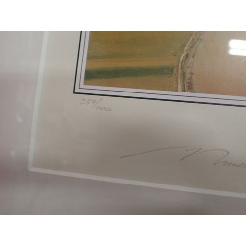 32 - Large framed print, RFC Sopwith shooting down a balloon

Large framed and glazed print, 865 by 670 m... 