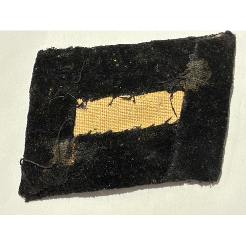 35 - WW2 German Waffen SS Brigadefuhrer Collar Tabs

Rare pair of tabs - a remnant of the detached piping... 