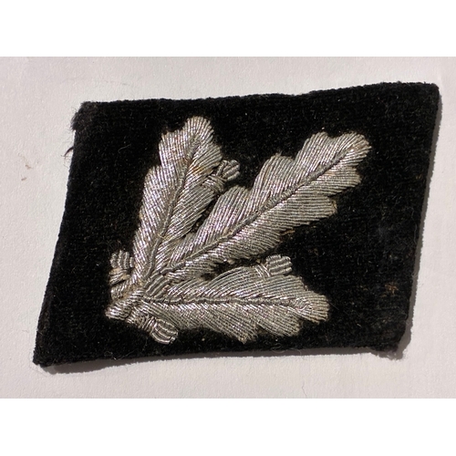 35 - WW2 German Waffen SS Brigadefuhrer Collar Tabs

Rare pair of tabs - a remnant of the detached piping... 