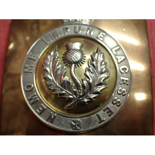 37 - The Royal Scots Fusiliers - Officer's Shoulder Belt Plate

Officers Shoulder Belt Plate. Silvered & ... 