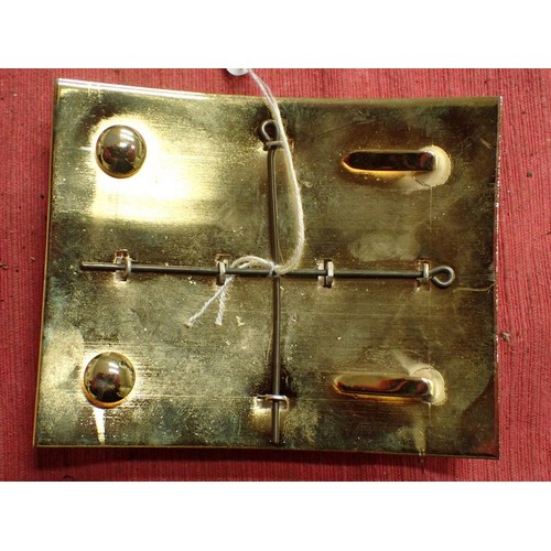 38 - The Gordon Highlanders - Officer's Shoulder Belt Plate

Officers Shoulder Belt Plate. Silvered & gil... 