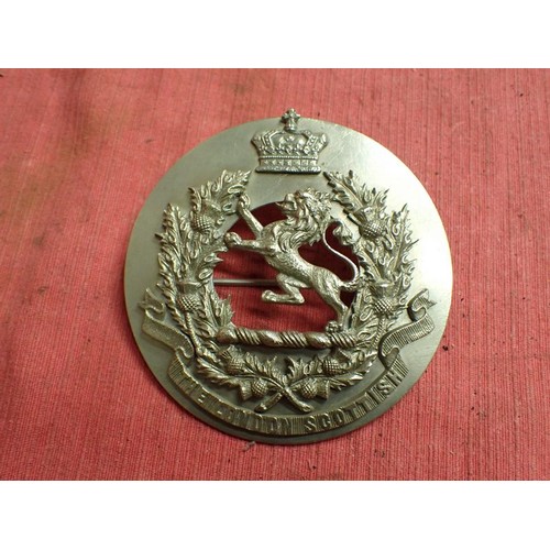 43 - Rare London Scottish 1898 Pattern RSM's Plaid Brooch - Worn By The Regimental Sergeant Major

 Shoul... 