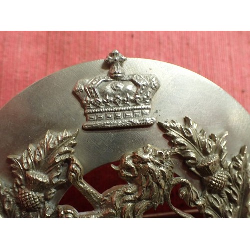 43 - Rare London Scottish 1898 Pattern RSM's Plaid Brooch - Worn By The Regimental Sergeant Major

 Shoul... 