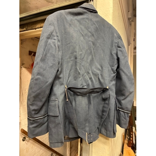 49 - Job Lot of 3 Post WW2 RAF Officers Tunics

One with waist belt, all smallish sizes with moth and oth... 