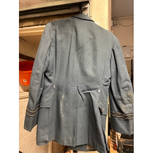 49 - Job Lot of 3 Post WW2 RAF Officers Tunics

One with waist belt, all smallish sizes with moth and oth... 