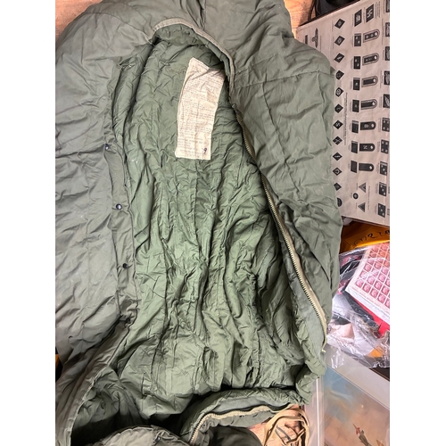 52 - 1970's American US Army Sleeping Bag

Good condition - no damage but the zip temperamental - was ful... 