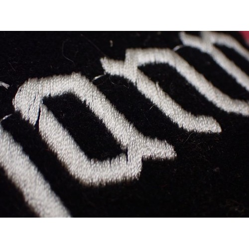 54 - 3rd Reich NSDAP drape unit marker for Hannover

Removed from the top left corner of an NSADAP unit d... 