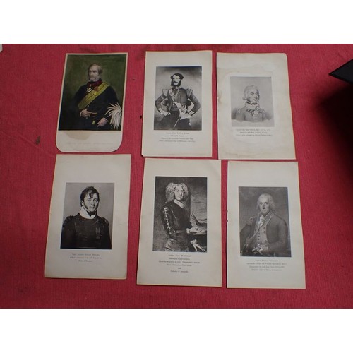 55 - Victorian prints of British Army senior officers'

Six prints 210 by 137 mm. One in colour