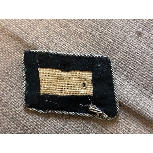 60 - WW2 German Waffen SS Officers Rank Collar Tab

Plain tab - pips and wire rank bar removed
