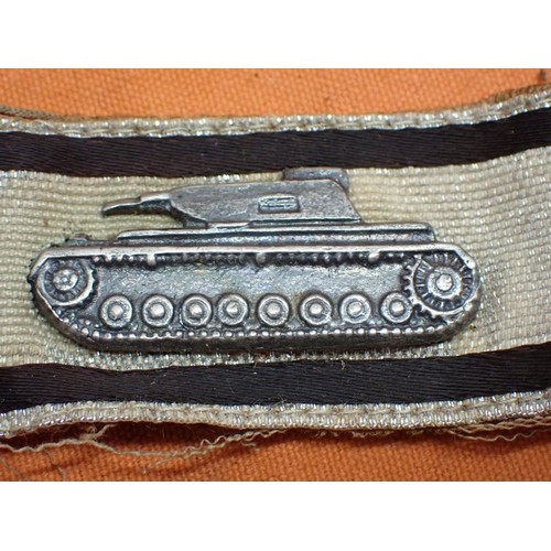 WW2 German Tank Destruction tunic stripe The aluminium wire faced ...