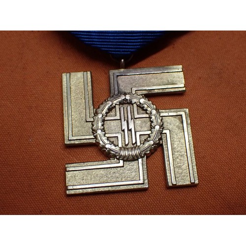 3rd Reich German SS 25 year service cross The very rare gold grade SS ...