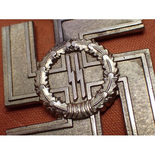 3rd Reich German SS 25 year service cross The very rare gold grade SS ...