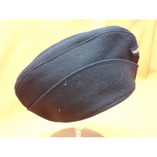 WW2 German Hermann Goering Div, panzer side cap Rare black woollen ...