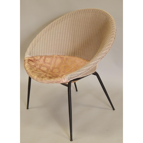 lloyd loom bucket chair