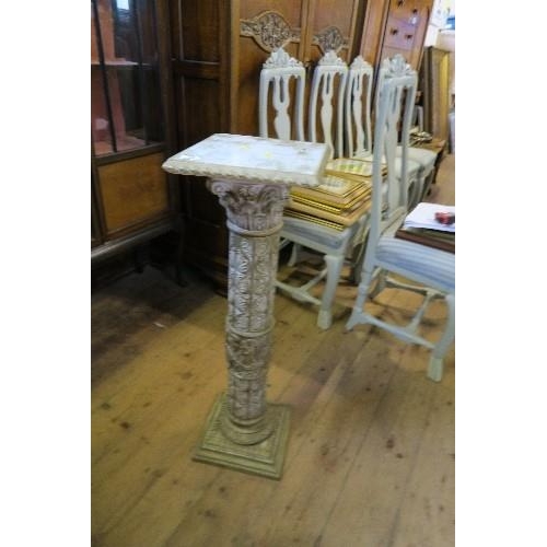 102 - A PEDESTAL, HEIGHT 36INS