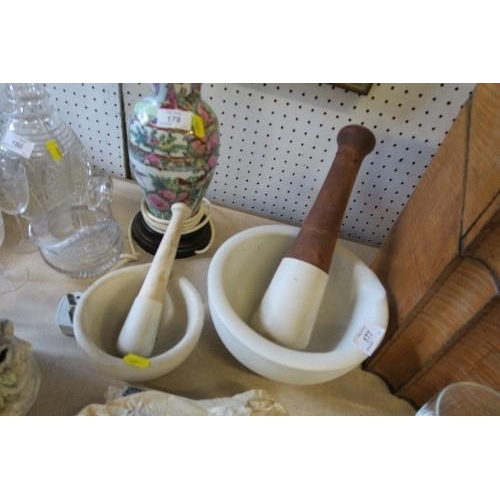 177 - 2 PESTLE AND MORTARS