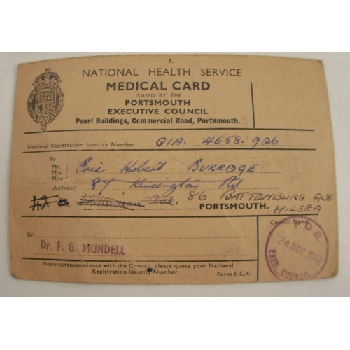 186 - Driver Eric Hubert Burridge 142747 RASC, a group of campaign meals, to include 1939-45 Star, Africa ... 