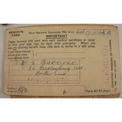 186 - Driver Eric Hubert Burridge 142747 RASC, a group of campaign meals, to include 1939-45 Star, Africa ... 