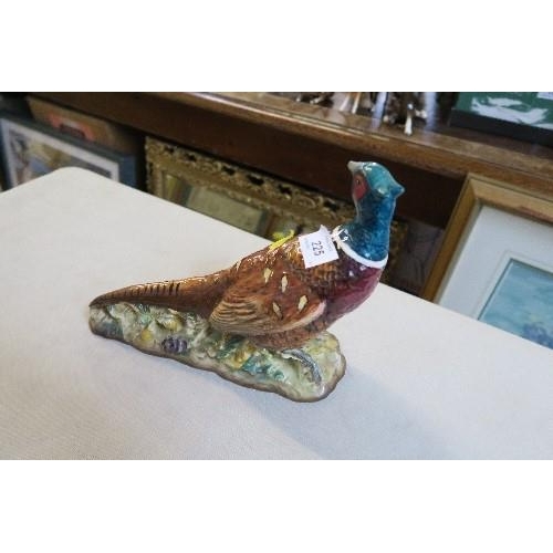 225 - A BESWICK MODEL OF A PHEASANT, HEIGHT 8INS