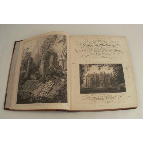 285 - Skelton's Engraved Illustrations of the Principal Antiquities of Oxfordshire, from original drawings... 