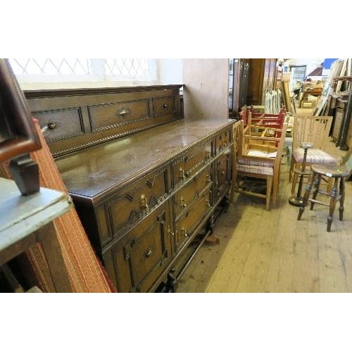 95A - A LARGE SIDEBOARD, WIDTH 71.5INS X DEPTH 25INS X HEIGHT 51INS