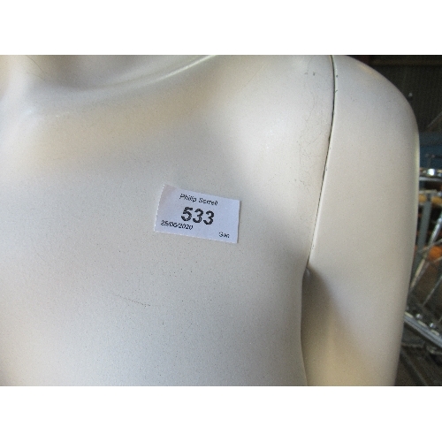 533 - A life-size female mannequin