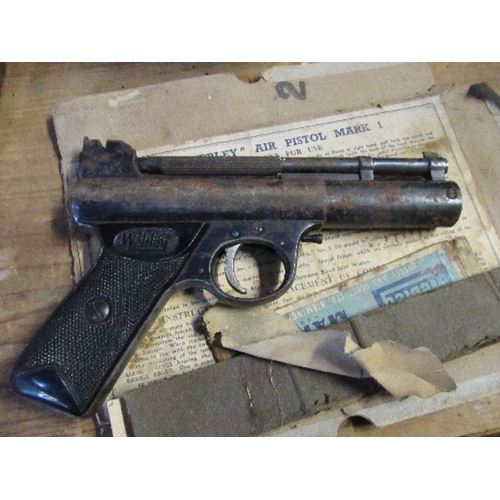 142 - A Webley Air Pistol