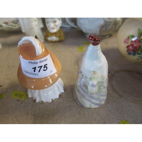 175 - Two Royal Worcester candlesnuffers, Toby and Mr Caudle