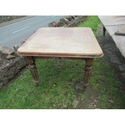 82 - A 19th century mahogany extending dining table, of Gillows style, fully extended 156ins x 56ins, hei... 