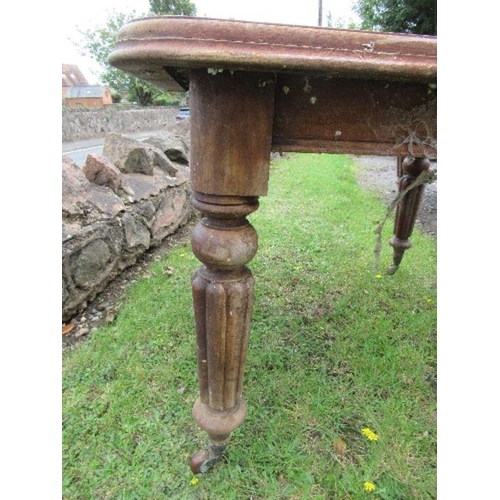 82 - A 19th century mahogany extending dining table, of Gillows style, fully extended 156ins x 56ins, hei... 