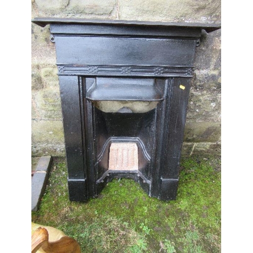 88 - A cast iron fire place