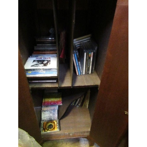 30 - A record cabinet, and contents