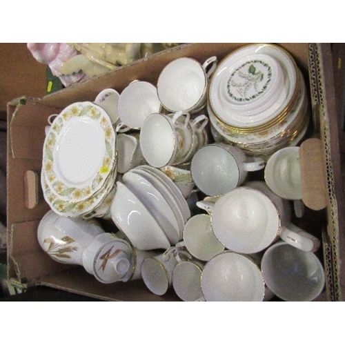 550 - A box of teaware, to include Royal Worcester, Duchess, etc. (36326)