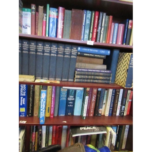 571 - A collection of books, to include encyclopaedias, etc.