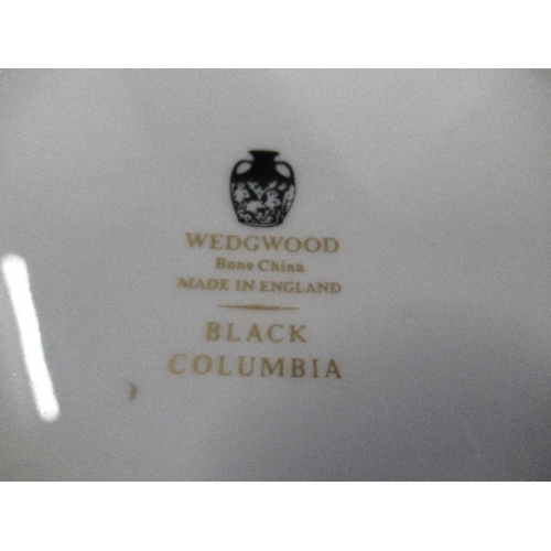 239 - A Wedgwood Black Columbia tureen, six dinner plates, 6 side plates and 6 tea plates. together with t... 