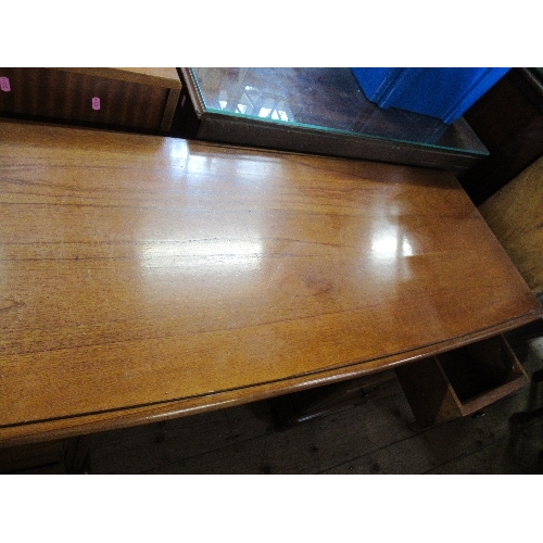 29 - A Frank Hudson desk, width 55.5ins x depth 20ins