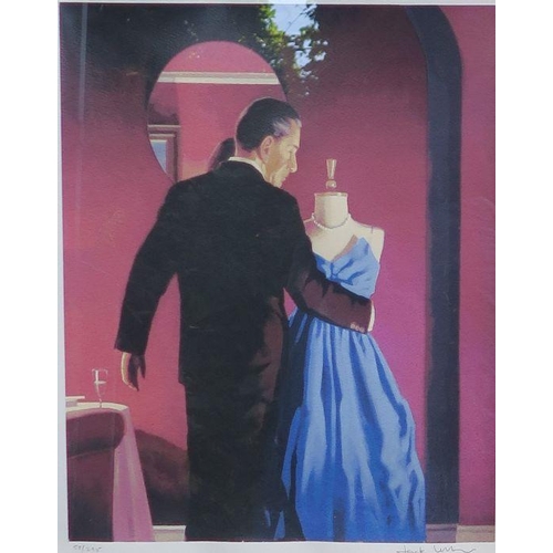 111 - Jack Vettriano, signed limited edition print, Man with Mannequin, 58/295, 22ins x 17ins