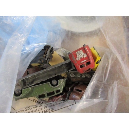 159 - A collection of toy cars, and other vehicles, planes, ships, etc.