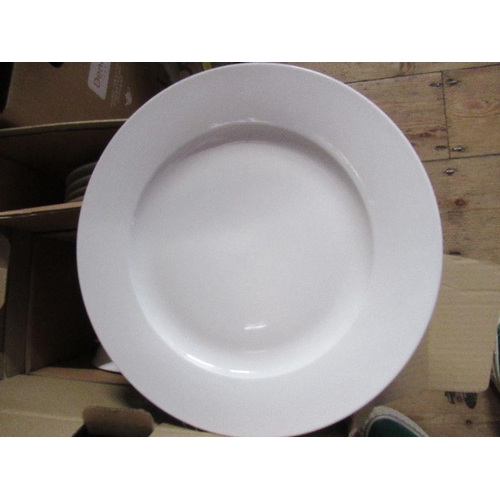 231 - A collection of white table china